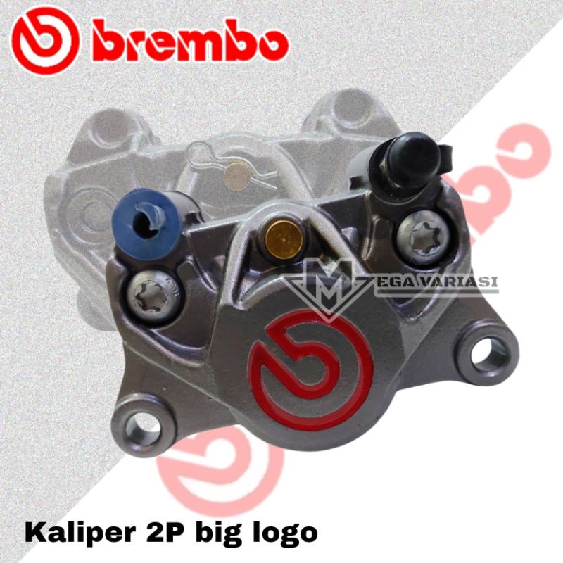 KALIPER BREMB 2P KALIPER 2 PISTON BIG  LOGO  COCOK UNTUK SEMUA JENIS MOTOR MIO BEAT SCOOPY FINO GENIO NMAX PCX AEROX VARIO DLL