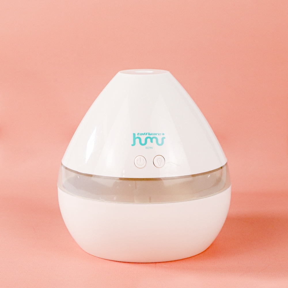 Taffware Air Humidifier Aromatherapy Oil Diffuser Night Light 300ml - HUMI H296 - White