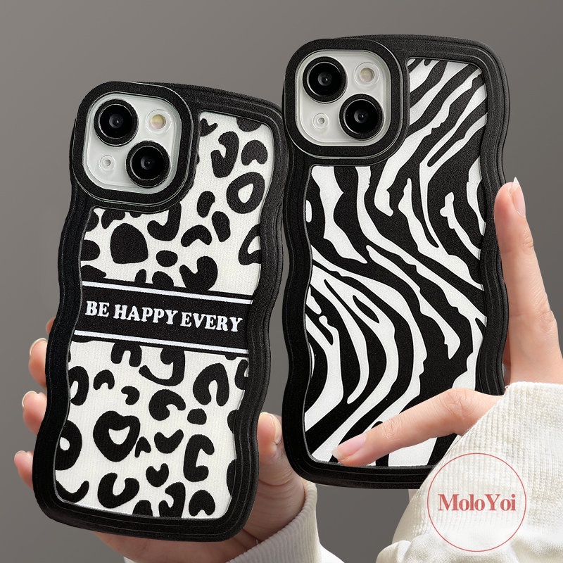 Soft Case TPU Motif Zebra Untuk iPhone 6 6s 7 8 Plus11 Pro MAX XR 7Plus 8Plus 14 Plus 13 12 14 Pro MAX X XS MAX SE 2020