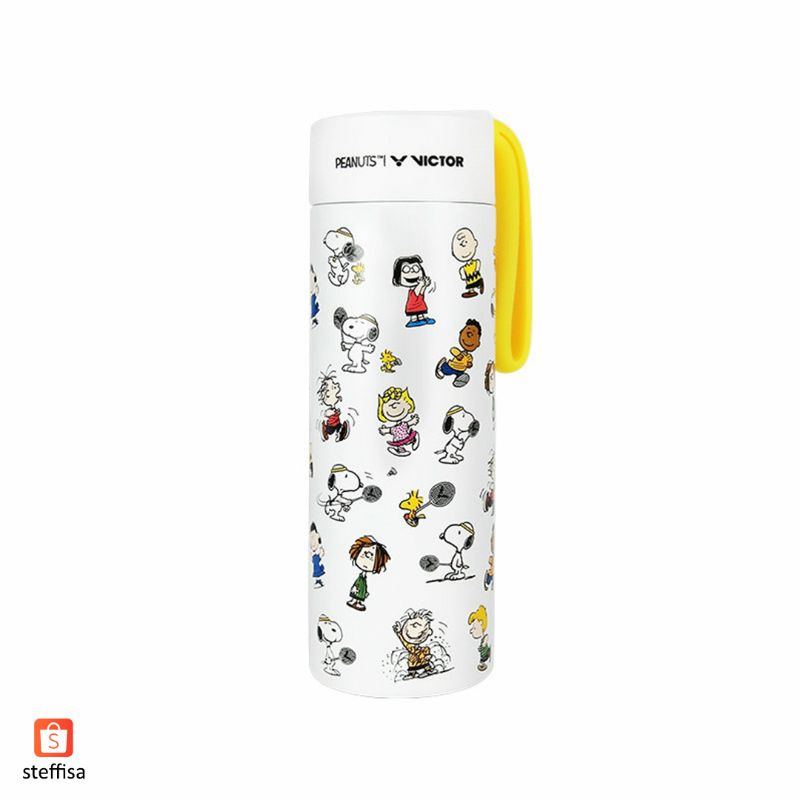 TUMBLER BADMINTON | botol minum termos air Victor Snoopy Peanuts / Yonex impor original