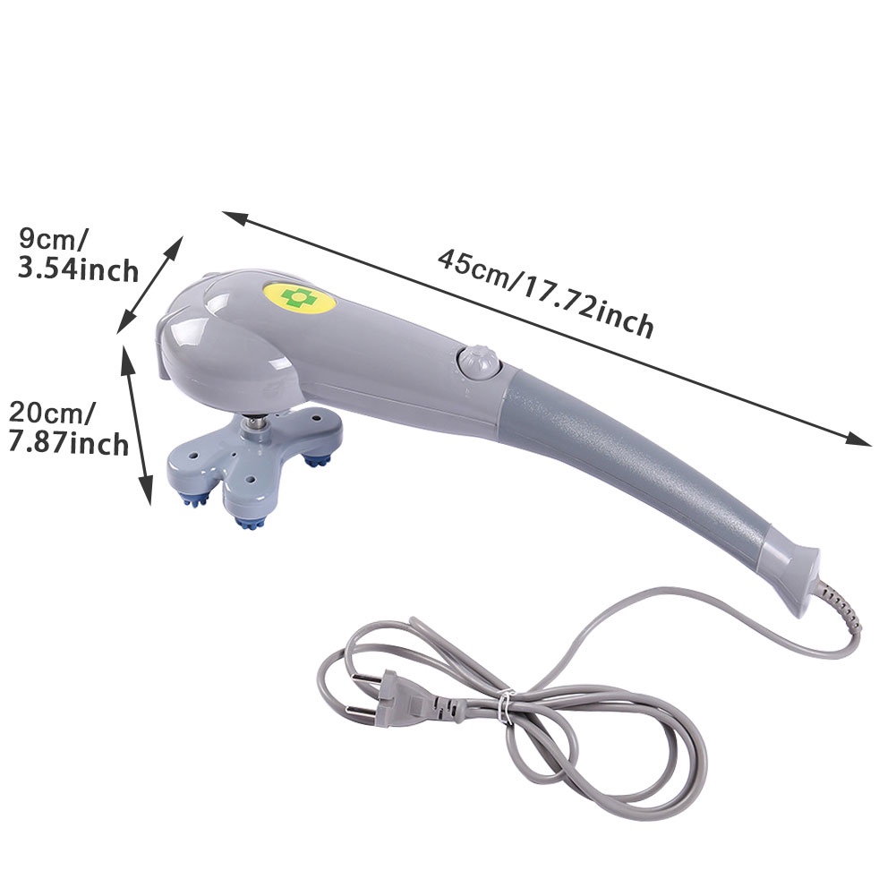 (Dalam stok) Alat pijat elektrik magic massager 8 in 1 serbaguna alat pijat punggung model besar