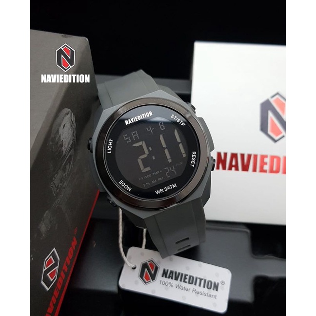 NAVIEDITION 2628 JAM TANGAN PRIA WANITA ORIGINAL DIGITAL TAHAN AIR INCLUDE BOX