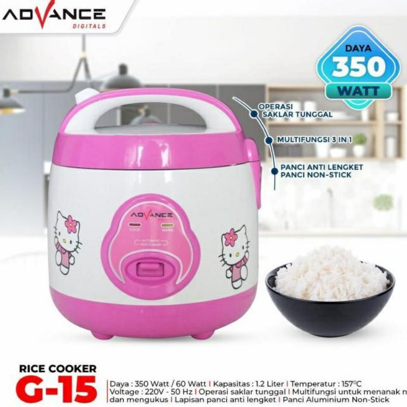Rice Cooker/ Magic Com Advance 1,2 Liter Karakter