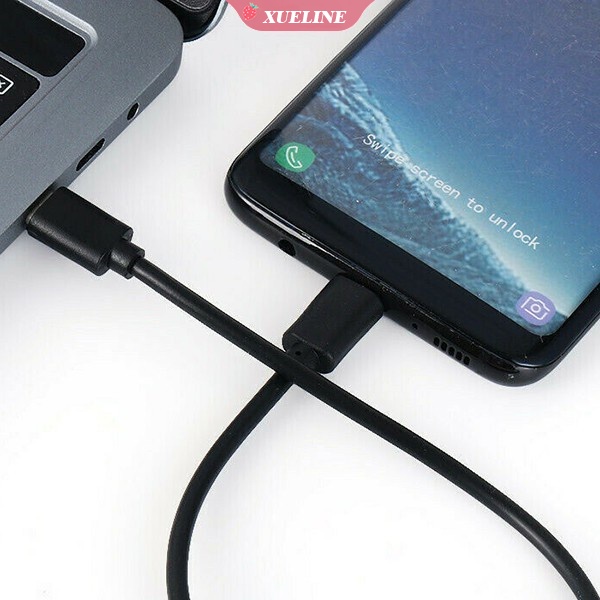 Kabel Data / Charger OTG USB Tipe C Ke Micro USB Panjang 30cm Untuk Smartphone ZXL