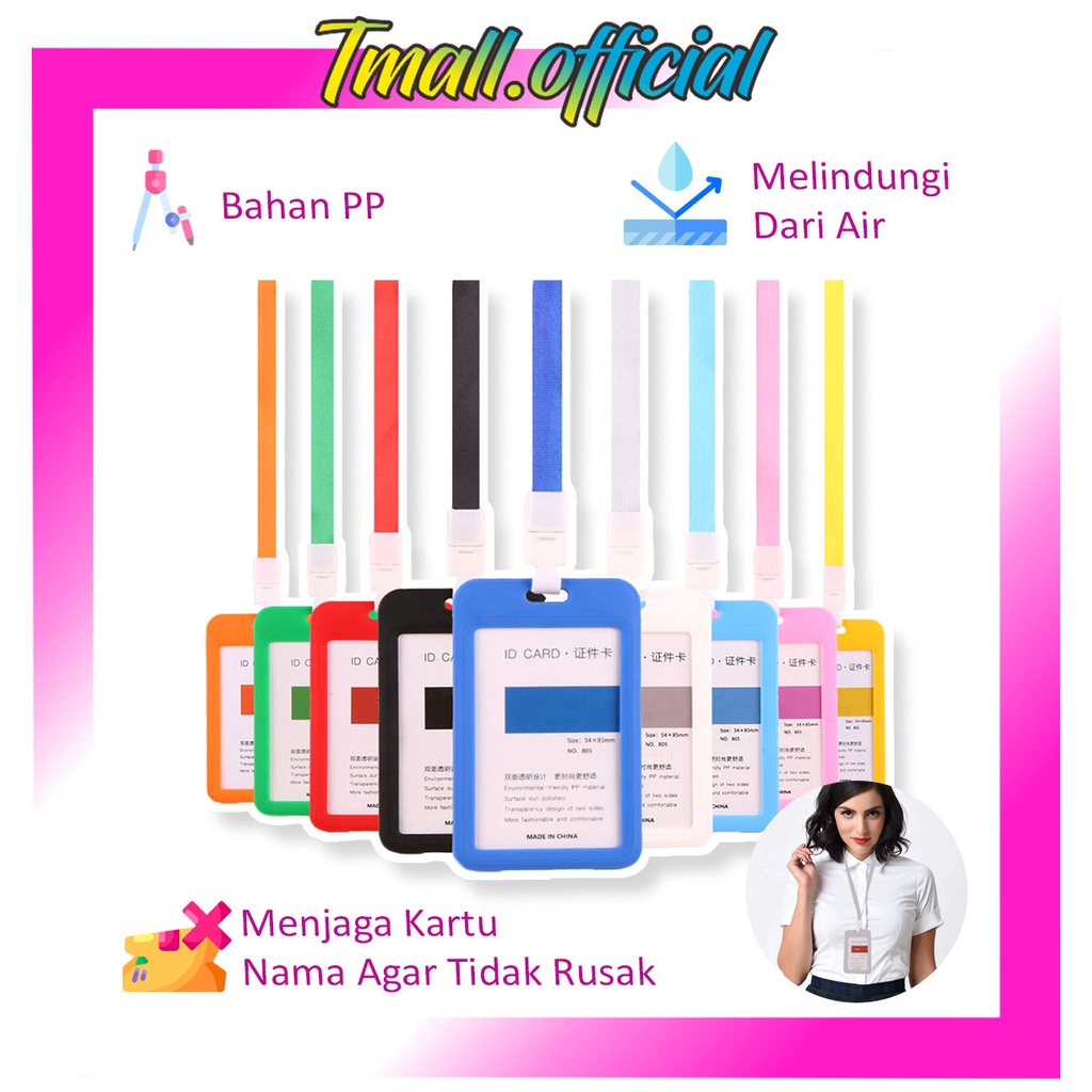 

❄ TMALL ❄ Name Tag ID Card Holder Gantungan Kartu Nama Atau Panitia R814