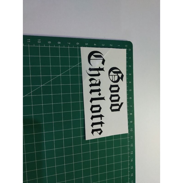 

cutting stiker good charlotte