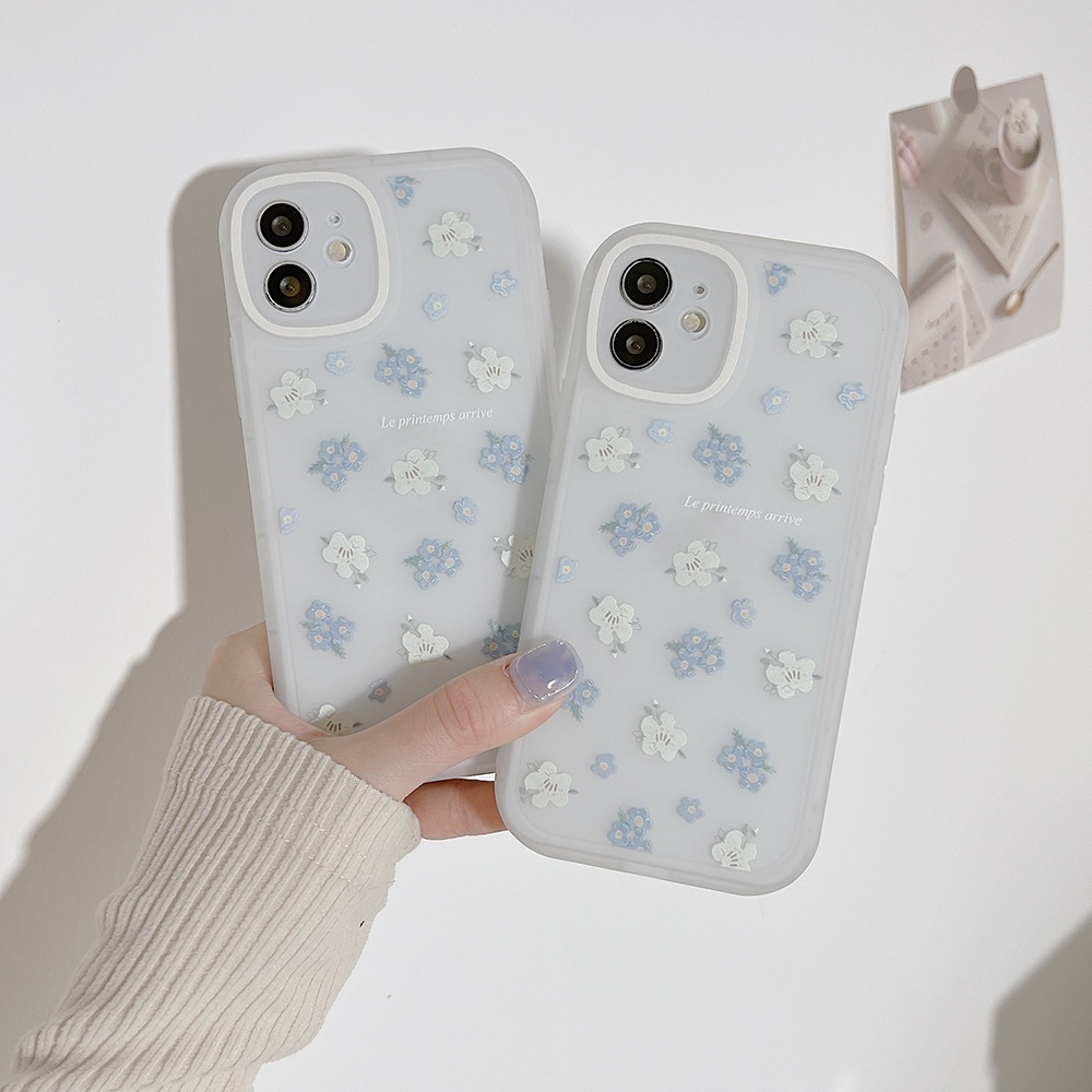 Soft Case Motif Bunga Untuk Vivo Y20 Y20A Y20i Y12S Y95 Y93 Y91 Y91i Y11 Y12 Y17 Y21 Y21S Y15A Y33S Y85 V9 Y19 Y5S Y55 Y7530