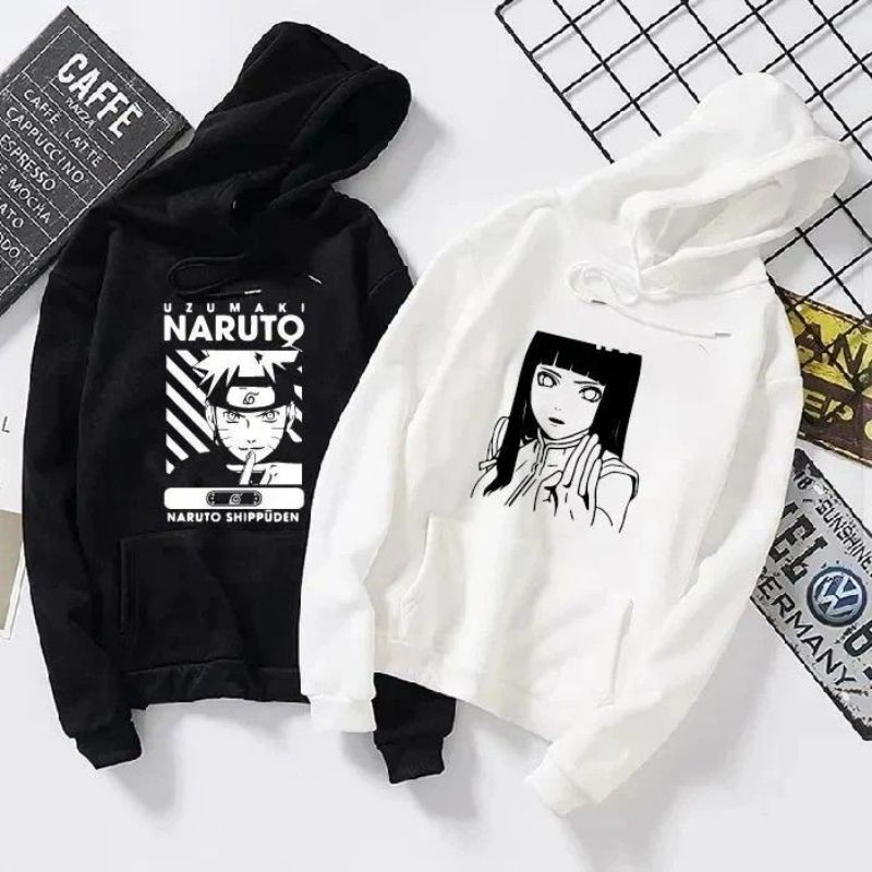 naruto hoodie pria wanita