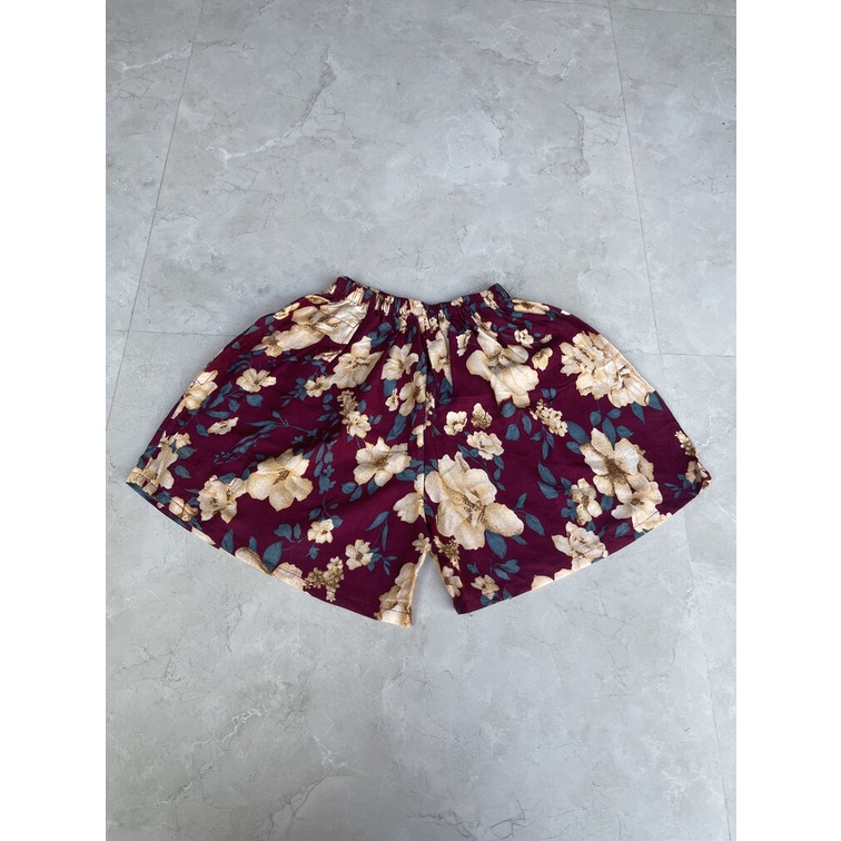 CELANA PENDEK BALI MOTIF BUNGA CPB002