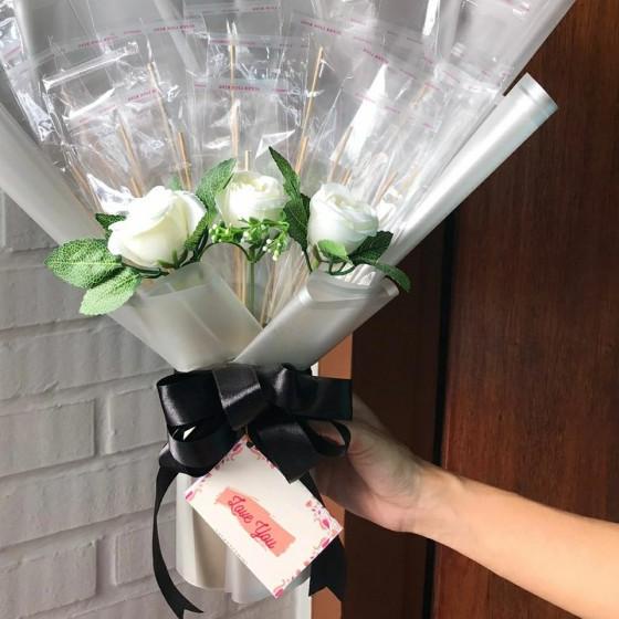 kerangka buket uang, buket uang, buket money, bouquet uang, buket - 20 Lembar