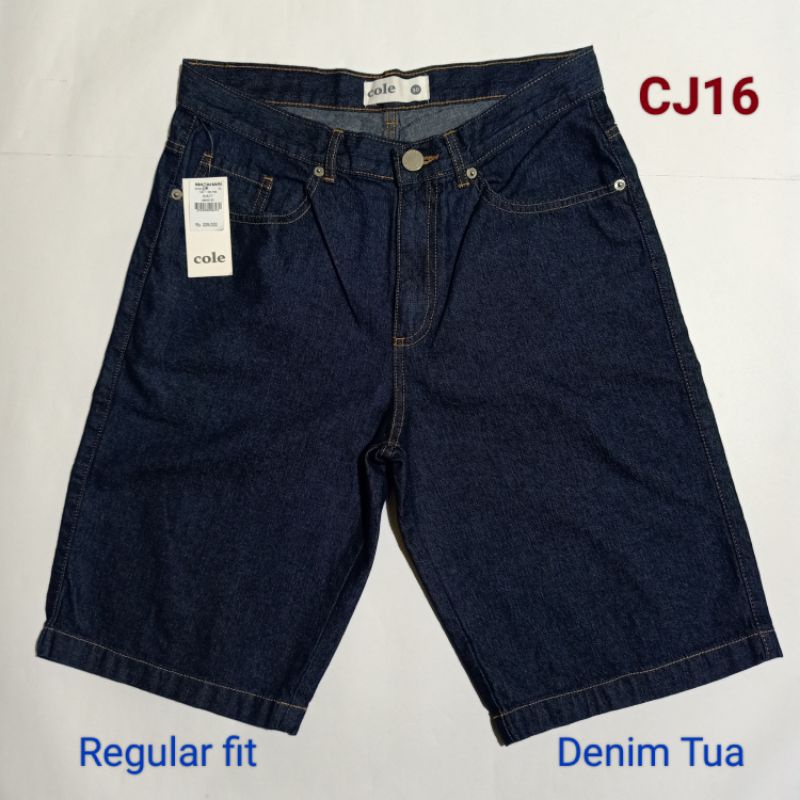 Celana Pendek Pria Jeans Merk COLE Branded Matahari Original