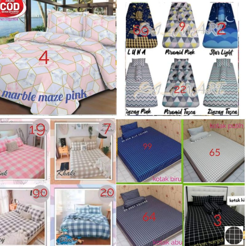 SPREI KARET SUDUT 120*200 ( 15 , 20 , 25 , 30 )