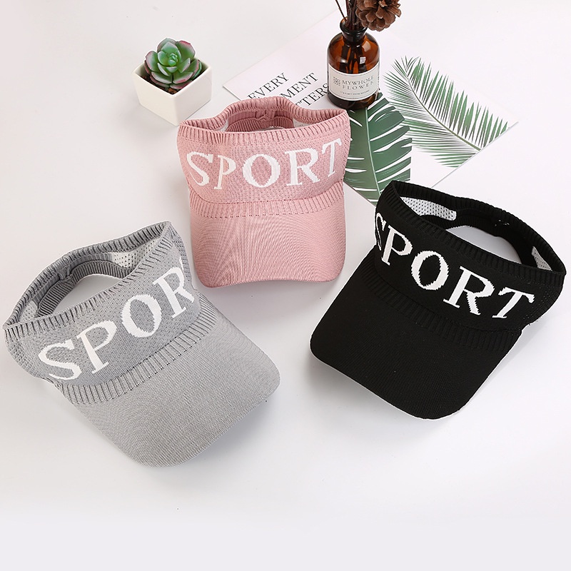 GO!TP945 Topi Cap Golf Senam Pantai Import Korea Rajut Karet olahraga Sport