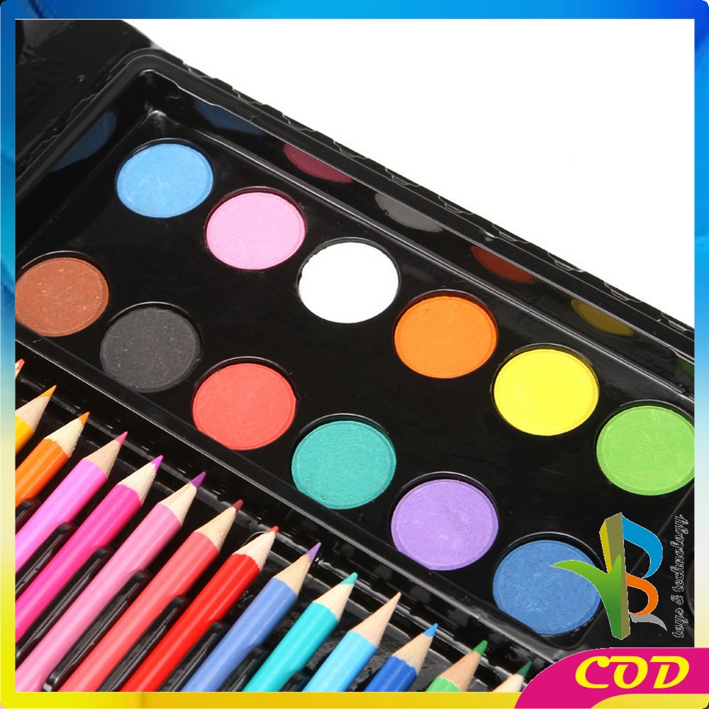 RB-A28 Crayon Set Pensil Warna Isi 150PCS / Alat Tulis Colouring Book / Peralatan Gambar Lukis Mewarnai Anak