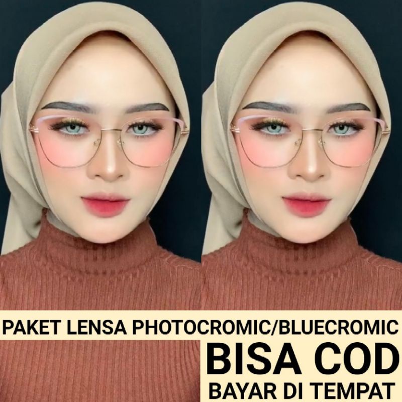 KACAMATA WANITA 6507 // KACAMATA LENSA PHOTOCROMIC // KACAMATA LENSA BLUERAY // KACAMATA LENSA BLUEC