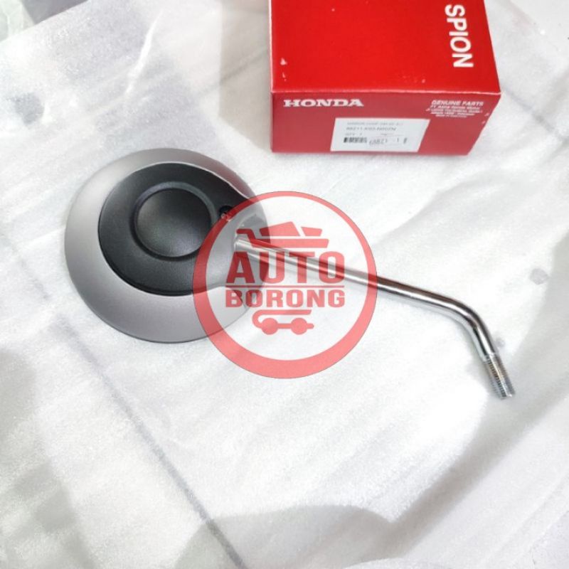 88211 K93 N00ZN Mirror Kaca Spion Kanan Bisa Kiri Silver Doff ORI Honda Scoopy 2018 & Scoopy Esp Led
