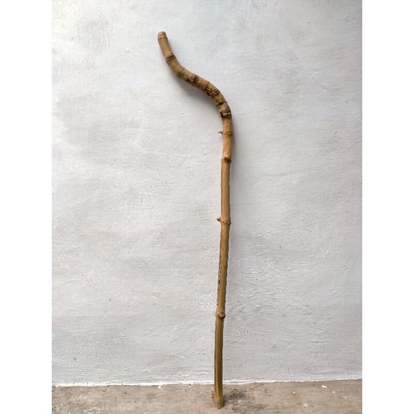 TONGKAT BAMBU UNIK RUAS PENDEK (94cm)