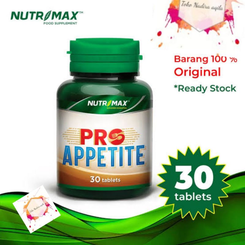 NUTRIMAX PRO APPETITE VITAMIN OBAT HERBAL PENAMBAH NAFSU MAKAN