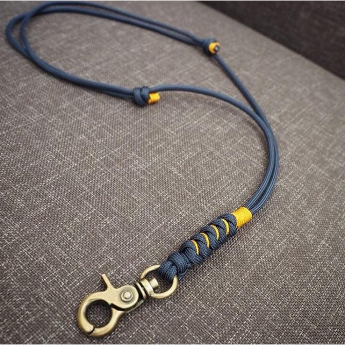 

Lanyard adjustable gantungan id card paracordistic