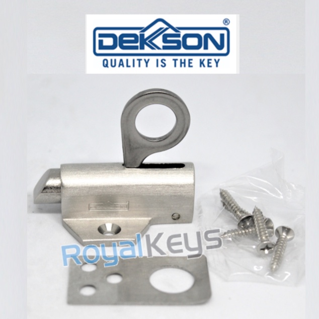 Kunci Jendela Kayu Grendel Spring Knip Dekson Dekkson SK 018 BR