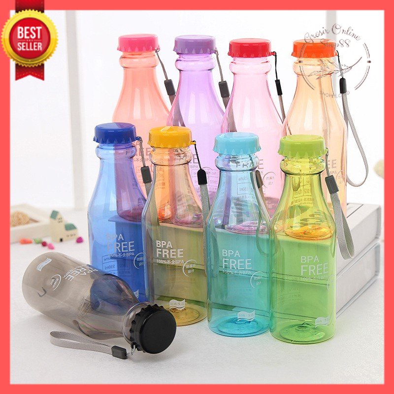 [GOS] - E303- Botol Minum BPA FREE Anti Tumpah - Botol Minum BPA / Botol  Minum Unik 550ML