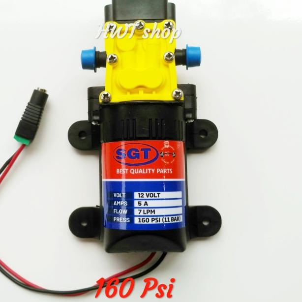 Dinamo Pompa Air Pompa Air DC 12V 160psi Pompa DC set Tanpa Selang