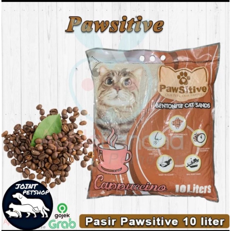 PAKET 3 KARUNG Pasir Pawsitive 10L All Variant / Pasir Kucing Wangi Gumpal 10l