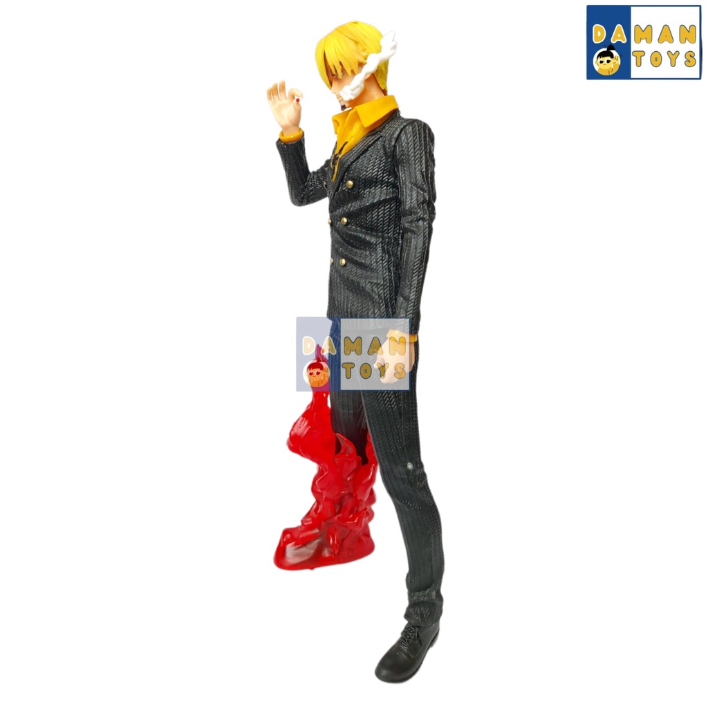 Action Figure Sanji GK Vinsmoke Suit  31Cm One Piece Anime Pajangan Koleksi