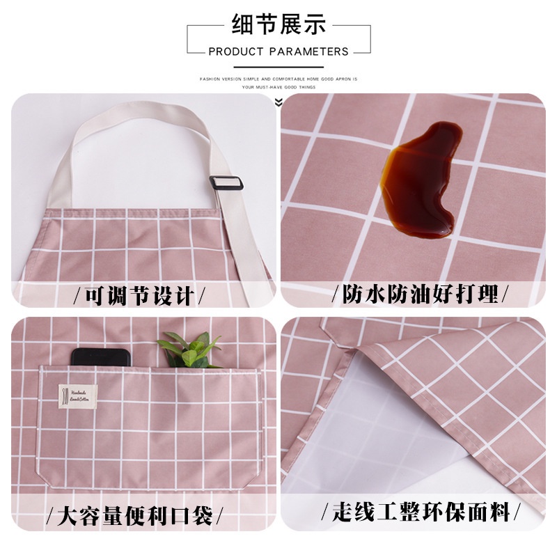 Apron Celemek Masak Dapur Berkualitas Premium Pelindung Pakaian Anti Kotor Noda Minyak Celemek Koki Tebal Anti Basah Model Lucu / Keren Cooking / Baking Chef Apron