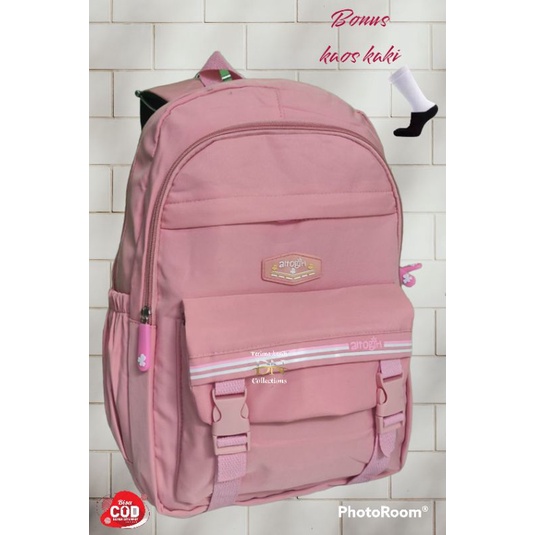 Tas ransel anak perempuan bahan tebal halus kuat