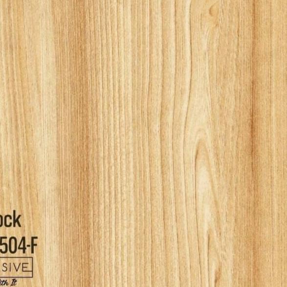 Kertasive motif kayu Deco PVC sheet stiker pelapis lemari/meja Hemlock