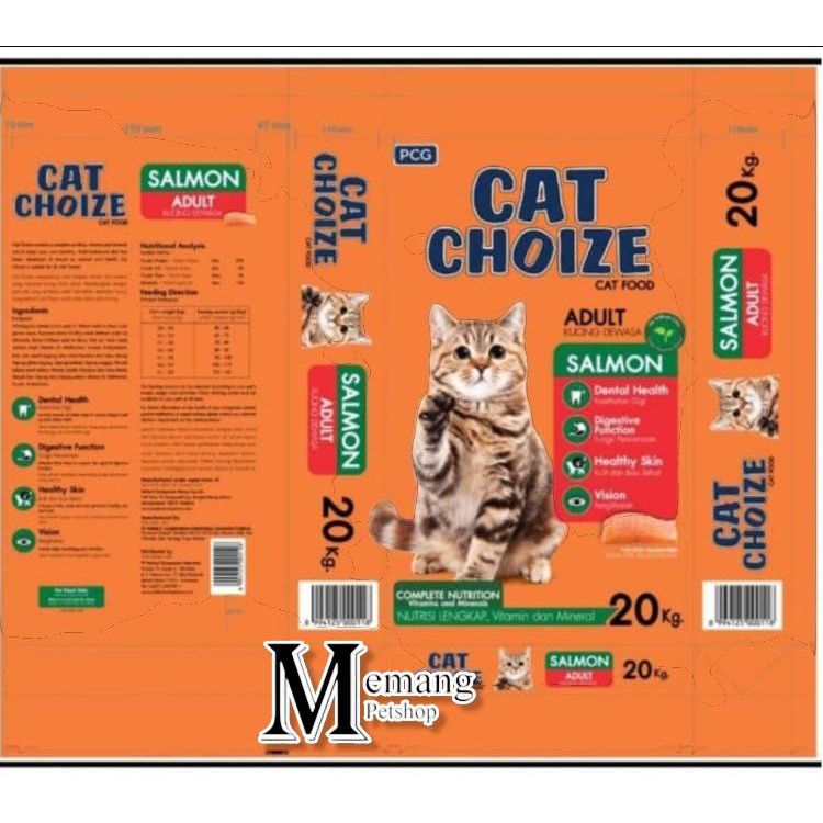 20Kg Cat Choize Salmon Adult - Makanan Kucing Kering Dewasa Dry Food