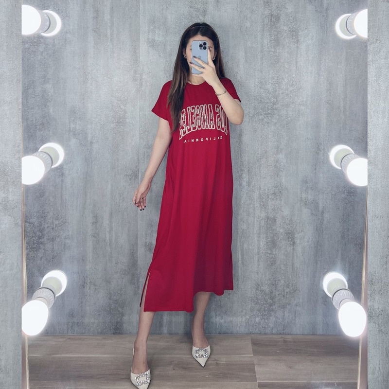 Dress Los Maxi | Dress maxi slit samping