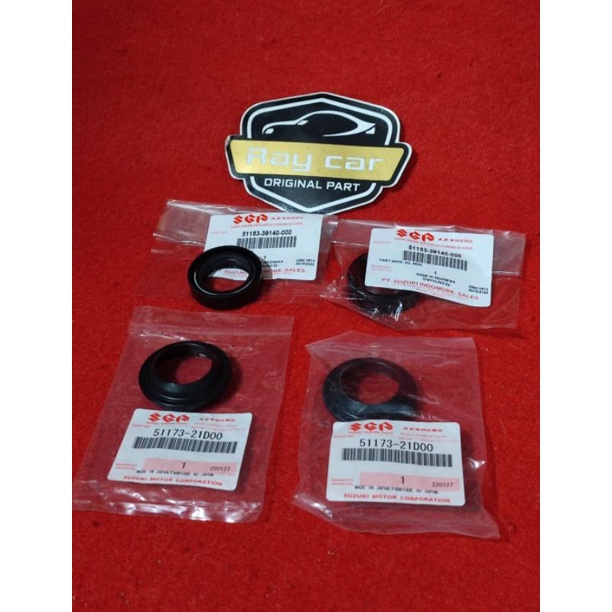 SIL SEAL AS SHOCK DAN SIL SHOCK DEBU DEPAN KANAN KIRI SATRIA 2 TAK HIU LUMBA ORIGINAL SGP ASLI  KYB 