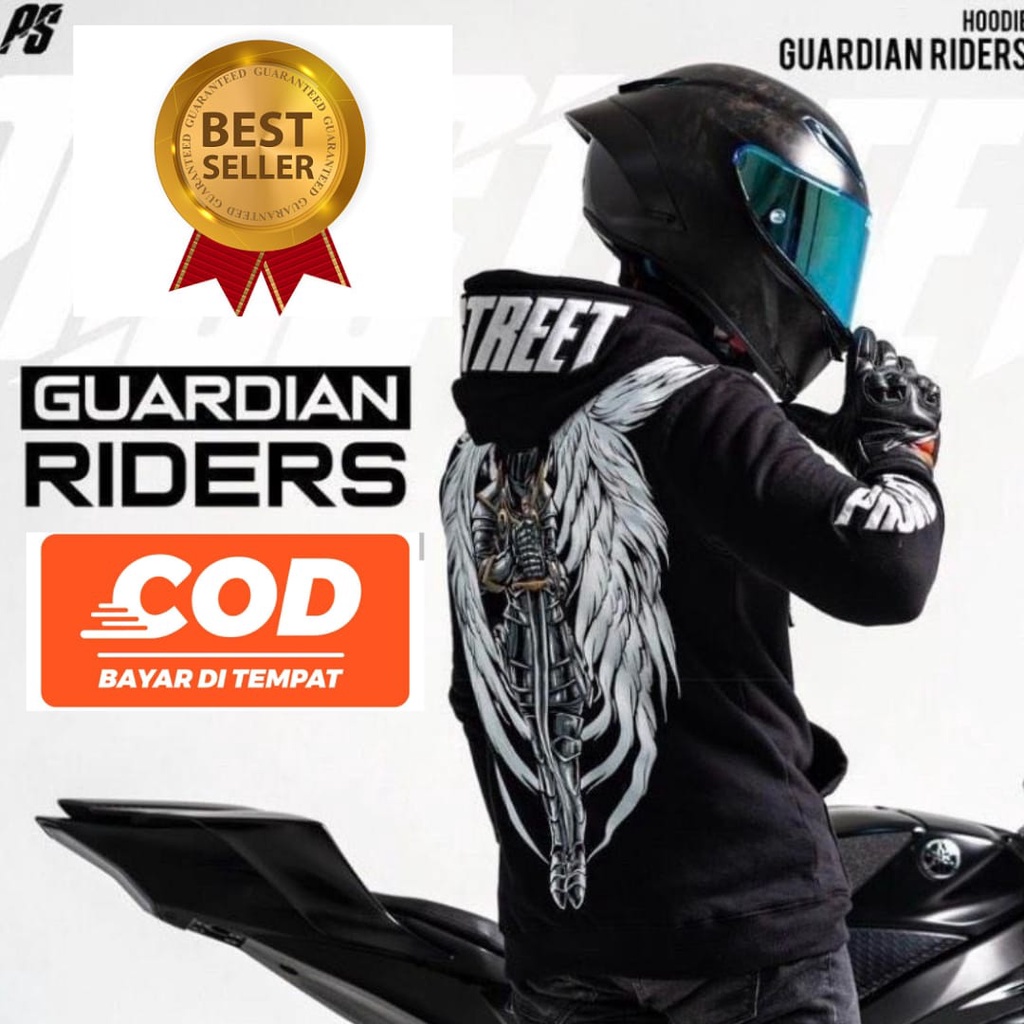 Jaket Pria Hoodie Sunmori Prostreet guardian Riders  Termurah