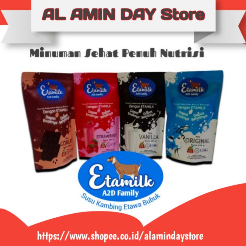 

ETAMILK A2D Family (Susu Kambing Etawa Bubuk Alami)