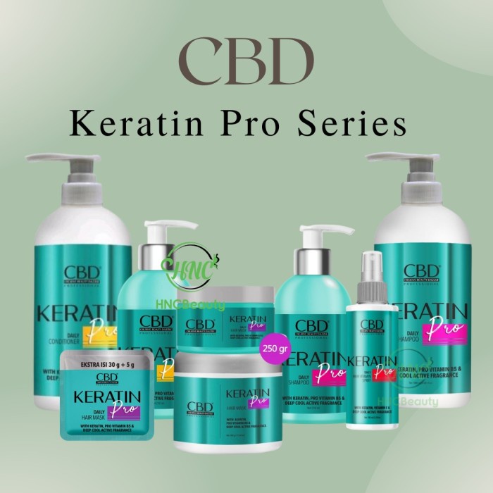 [NEW HAIR TREATMENT] CBD Keratin Series | Hair Vitamin | Hair Mask | Shampoo | Conditioner