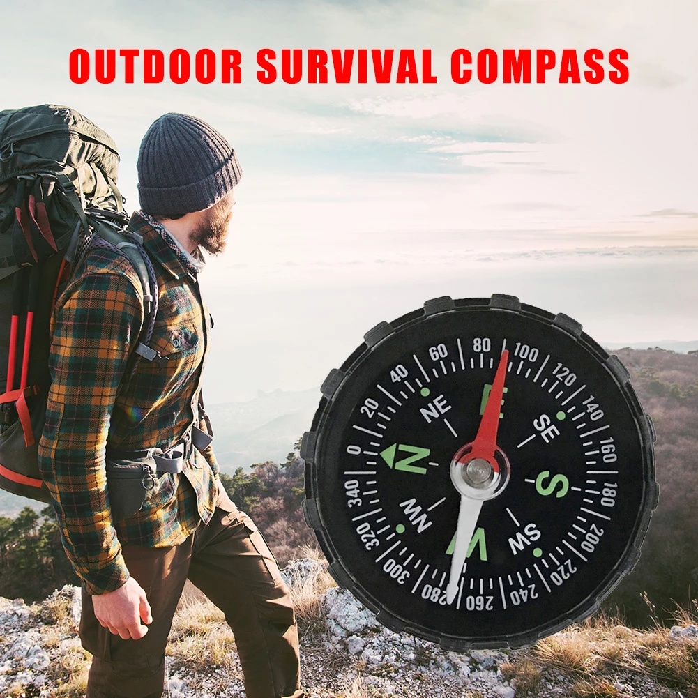 Kompas Genggam Mini Portable 45mm Untuk Outdoor / Camping / Petualangan / Survival