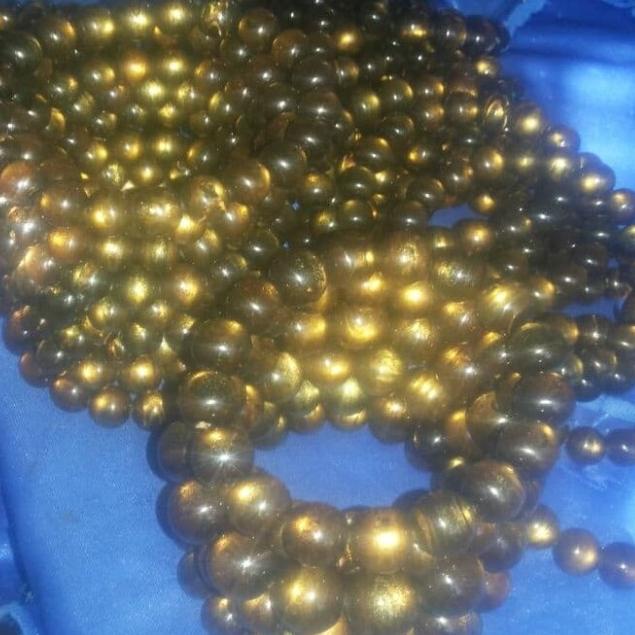 Gelang Tali Arus Serat Emas 12mm