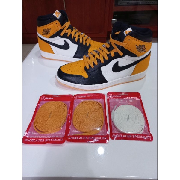 Shoelace AJ1 / Tali Sepatu AJ1 Taxi Yellow And Sail