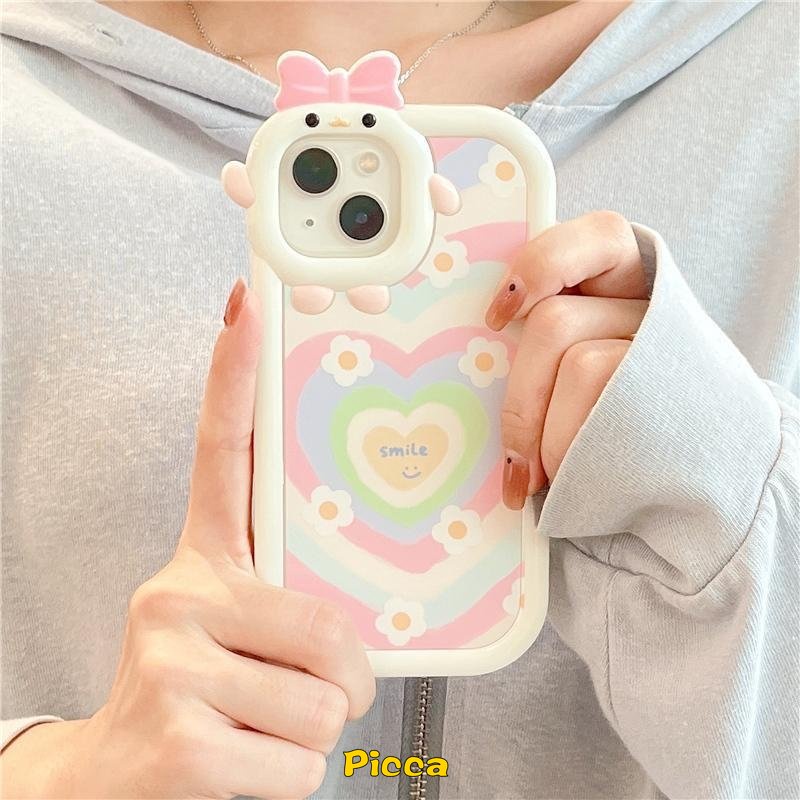 Soft Case Desain Pita 3D Untuk iPhone 7Plus 11 12 13 14 Pro Max XR 7 8 6 6s 14 Plus X XS Max SE 2020