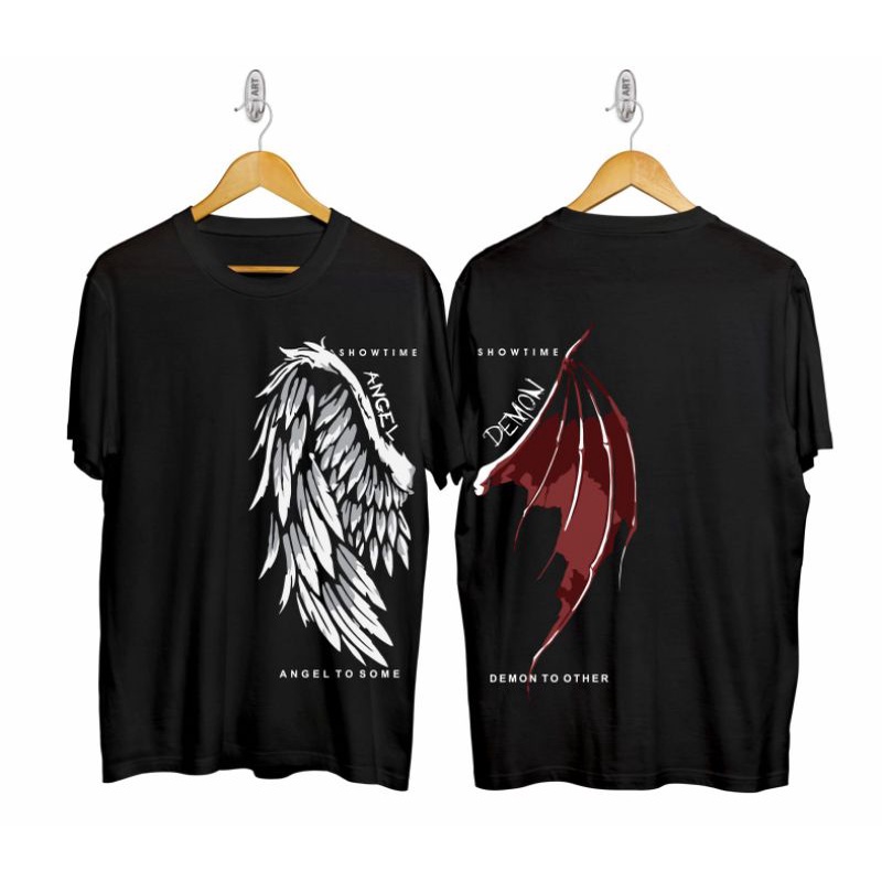 Baju kaos no war / kaos sayap pelangi / baju kaos sayap angel / kaos sayap malaikat / kaos peace for