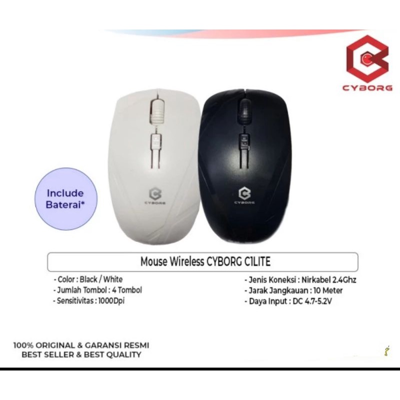 Mouse Wirelles CYBORG C1LITE