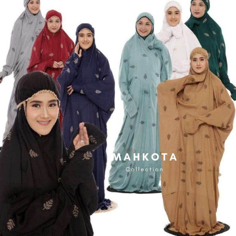 ニ Mukena Terusan Dewasa Raissa Daily Tropical / Cemara / Mukena Lajuran Rayon TERBARU 3792 ✤