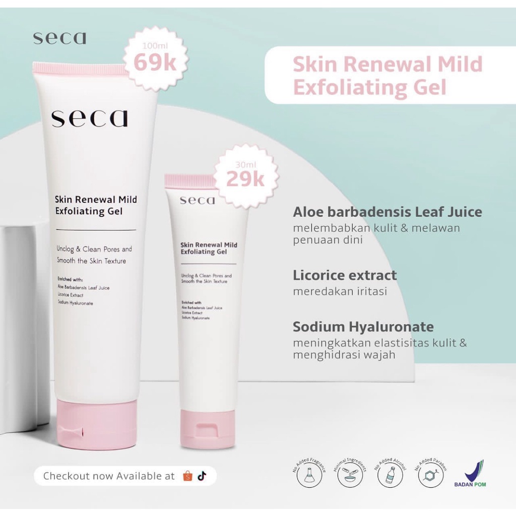 READY!! ￼Seca Skin Renewal Mild Exfoliating Peeling Gel