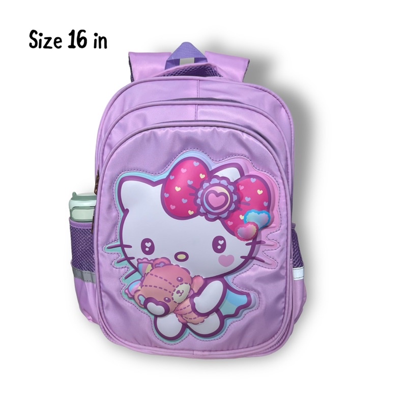 Tas Ransel karakter unicorn hello kitty embos timbul tas impor Ukurna 42cm Besar