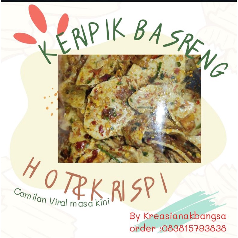 

Air_Snack#Basreng pedas hot rempah daun jeruk basreng bulat/stik