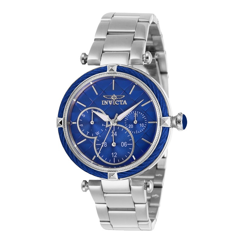 Jam Tangan Wanita INVICTA Bolt 28956 Blue Dial Stainless Steel Strap