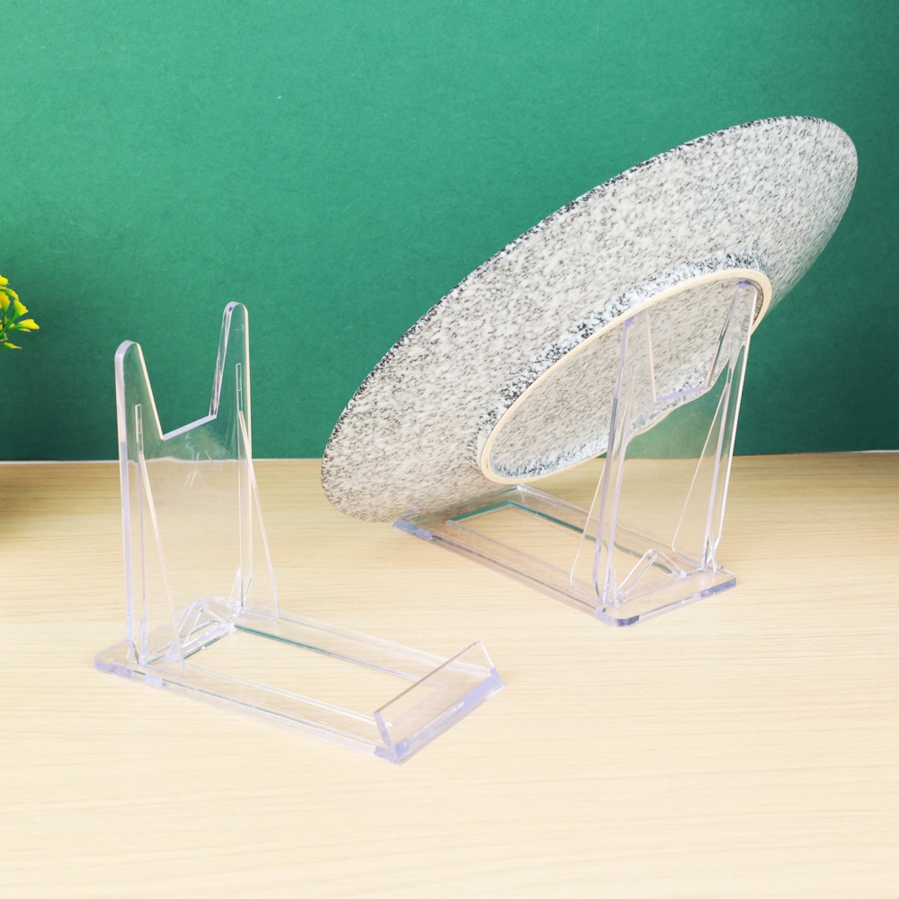 2pcs Stand Holder Koin Bahan Akrilik Untuk Display