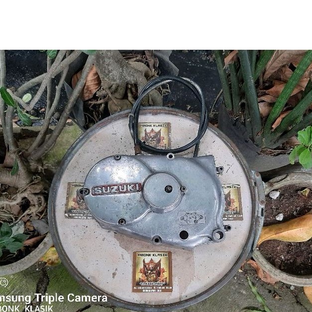 kalter kiri bak magnet suzuki gt100 ts100 honcho ORIGINAL block blok suzuki gt100 ts100 bak magnit g